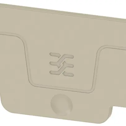 Abschlussplatte Weidmüller ALEP 2C 2.5mm² 55×29×2.1mm beige 