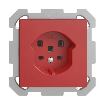 Prise ENC EDIZIOdue T25 16A berry avec bornes enf. 