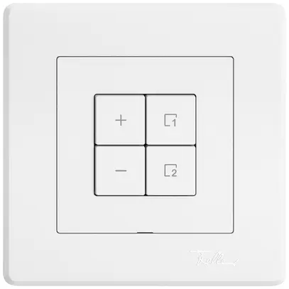 UP-Nebenstelle Dimmer EDIZIO.liv Wiser SNAPFIX® 1 Szene 4 Tasten WLAN ws 