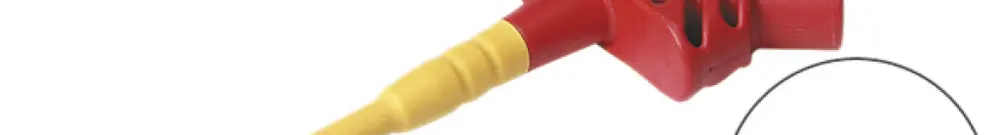Punta di prova di sicurezza KLEPS 2900, sistema 4mm, rosso 