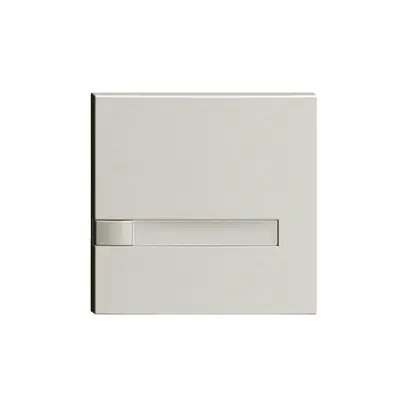 Tasto 1/1 KNX/elettronico senza LED+cart. EDIZIOdue comando 1×grigio chiaro 