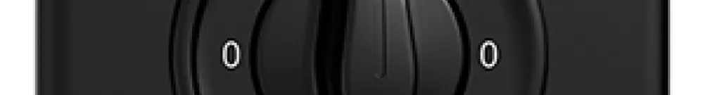 Interruttore rotativo INC STANDARDdue 2/1L 0-Manuale-0-Aut nero 