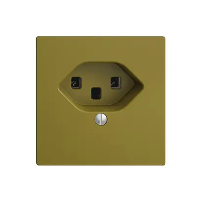 Prise ENC EDIZIOdue T23 16A olive, bornes à vis 