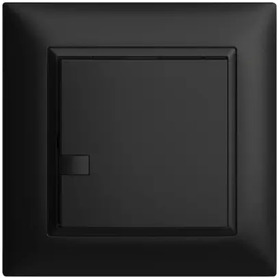 Pulsante INC KNX 1×EDIZIOdue nero RGB senza LED 