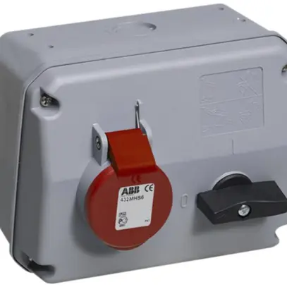 Presa AP CEE 3LNPE32A 346…415VAC IP44, rosso 