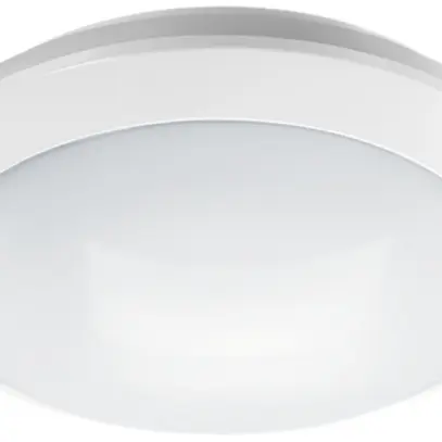 Plafonnier/Applique LED ESYLUX ALMA 300, 16W 4000K 1550lm Ø300×87mm IP65, blanc 