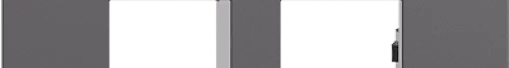 Kit montaggio EDIZIOdue uscita dritta, per 2×RJ45 freenet, grigio scuro 