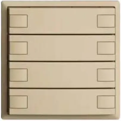 Pulsante KNX RGB EDUE, 250mW, s.LED, 8×pulsante, com.1×tasto, van 