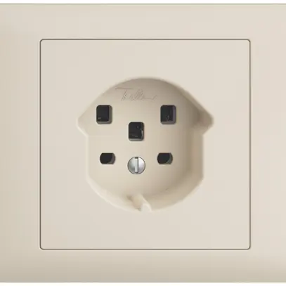 Presa INS EDIZIOdue T25 16A crema, con morsetti innest. 