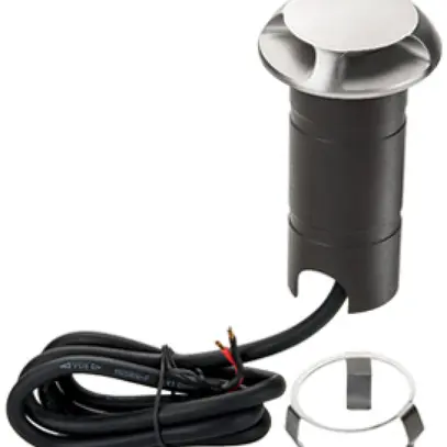 Lampada di terreno LED INS SG Luna Deco 3U IP67 4W 13lm 3000K Ø60×90mm nero 