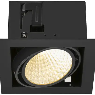Downlight LED SLV KADUX 27W 3050lm 930 30° DALI 195×195mm noir 
