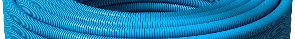 Tubo d'installazione precablato KRFWG PM M20 blu H07V-U 3×1.5mm² bl/ne/ve-gi 