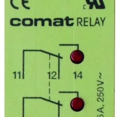 Relè di potenza AMD ComatReleco C203.01, 230VAC, 2C AgNi 6A 250VAC LED 