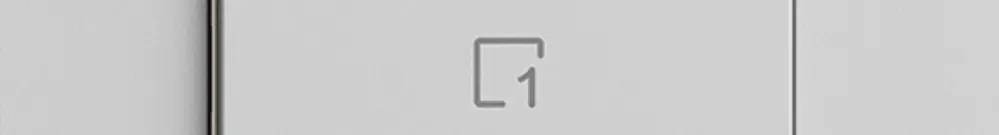 Pulsante scena 1 scena/1T Edue Wiser grigio chiaro 