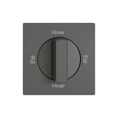 Montageset EDIZIO.liv SNAPFIX® f.Drehschalter m.Griff Été-Hiver-Été-Hiver dgu 