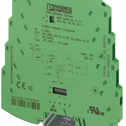 Convertisseur de position du potentiomètre Phoenix Contact MINI MCR-SL-R-UI 
