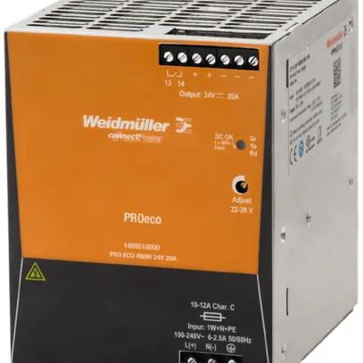 Alimentazione commutazione Weidmüller Connect Power PRO ECO 480W 24V 20A 