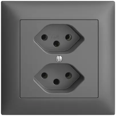 Presa INC EDIZIOdue 2×T13 grigio scuro 
