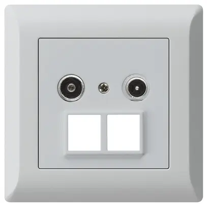 Presa multimedia INC kallysto.line R/TV 4dB 2GHz grigio chiaro 