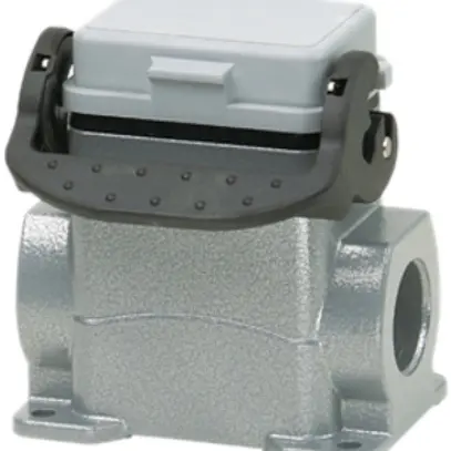 Scatola di base Walther PROCON P711706MS, raccordo 2×M20, coperchio, H=53mm, Al 