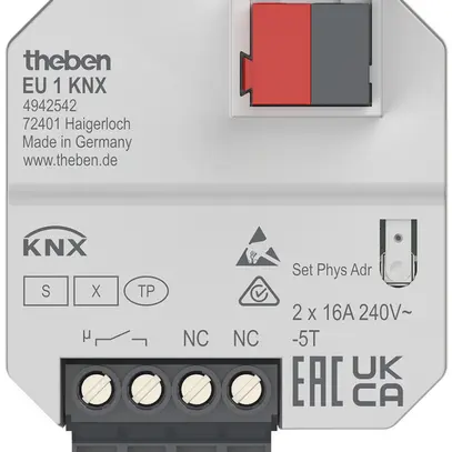 Actionneur de chauffage KNX ENC Theben EU 1 canal 