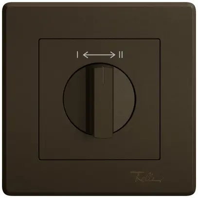 Kit di montaggio INC EDIZIO.liv SNAPFIX® p.pulsante girevole manop.1 → ← 2 ma 