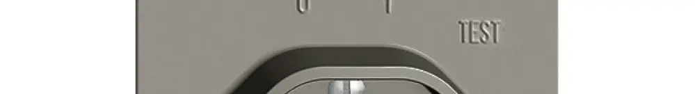 Kit frontal EDIZIOdue pour prise FI gris foncé 