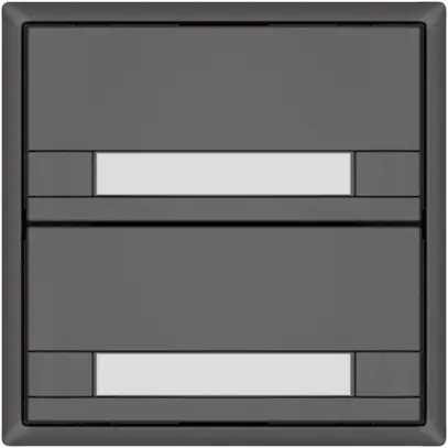 Pulsante KNX RGB EDIZIO.liv SNAPFIX® sensore temp.s.LED targ.2× com.2T grs 