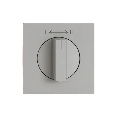 Kit di montaggio EDIZIO.liv SNAPFIX® p.pulsante girevole manop.1 → ← 2 grc 
