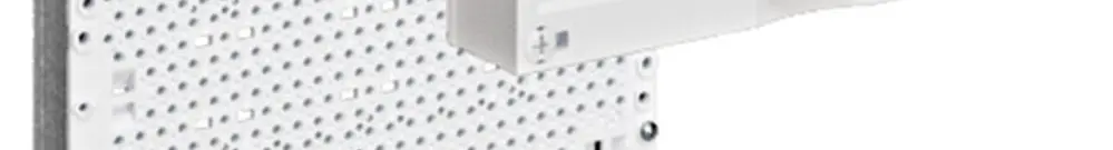 Travée Media Hager pour armoire distribution AP 4 rangées, 1 rangée modulaire 