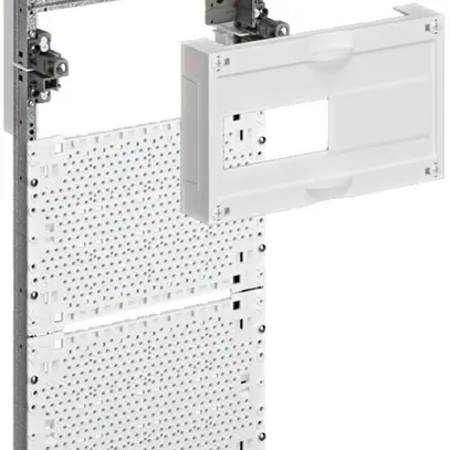Travée Media Hager pour armoire distribution AP 4 rangées, 1 rangée modulaire 