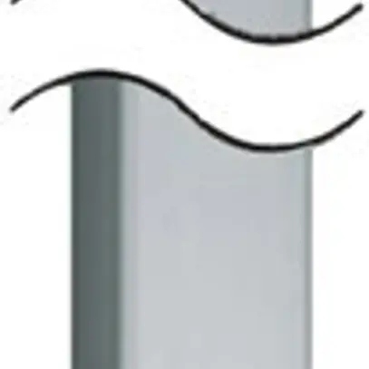 Colonna connessione soffitto tehalit DA200 1× fissaggio a molla 3.1…3.4m Al anod 