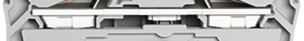 Morsetto di passaggio WAGO Top Job-S 10mm² 2L grigio serie 2210 