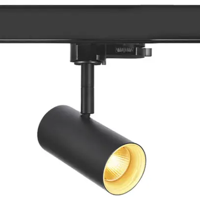 Projecteur LED SLV NOBLO SPOT PHASE 6W 750lm 930 32° VAR 3ph Ø50mm noir 