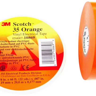 Nastro isolante Scotch 35 19mm×20m arrancione 