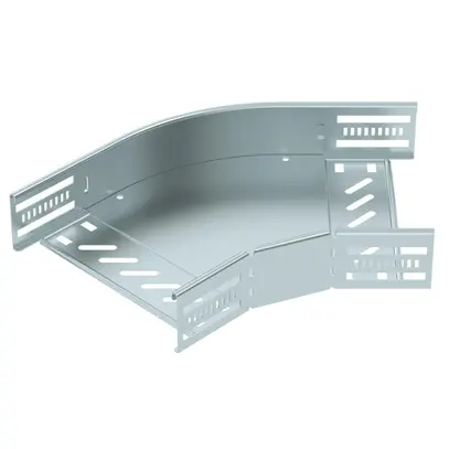 Coude BET RB 45° 60×200mm acier zingué en continu 