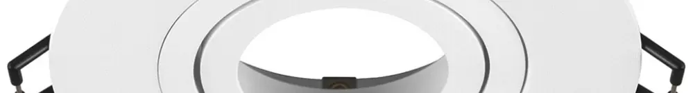 Cadre d'encastrement SLV NEW TRIA 75 aluminium Ø110×26mm blanc 