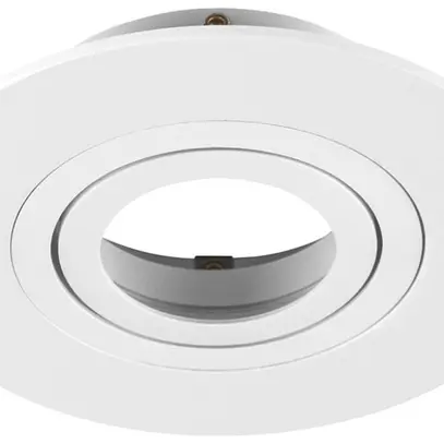 Cadre d'encastrement SLV NEW TRIA 75 aluminium Ø110×26mm blanc 