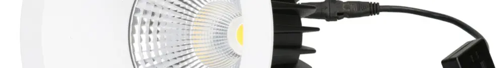 Spot LED INC maxLUCE ATMO 150 18W 1860lm 3000…4000K IP44 Ø150mm blanc 