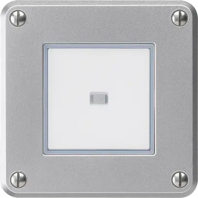 Contatto pulsante INC robusto IP55 alluminio illuminato per combinazione 