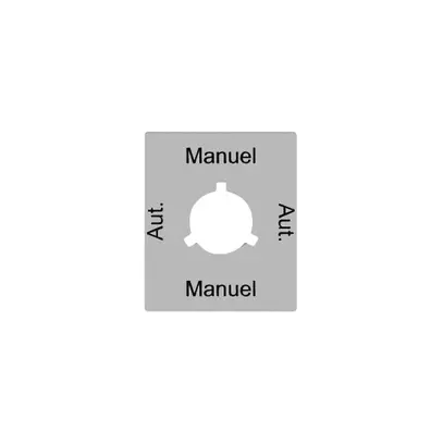 Disco indicatore Auto-Main-Auto-Main per interr.rotativo FLF FH 