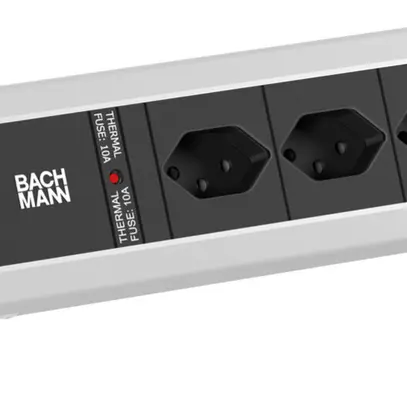 Tischsteckdosenleiste BACHMANN DESK 3×T13 74×322×93mm schwarz 