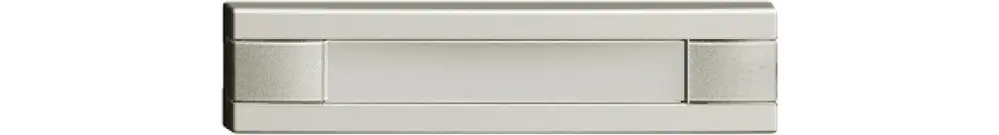 Tasto 1/4 KNX/elettronico senza LED+cart. EDIZIOdue comando 2×grigio chiaro 