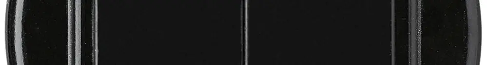 Kit front. ENC basico Ø43mm noir pour interr.a.bouton double 
