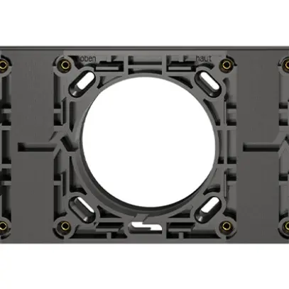 NUP-Kopfzeile Feller NEVO, 1×3, für N.CO-Apparate, schwarz 