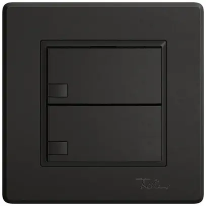 Poussoir universel ENC EDIZIO.liv UNI SNAPFIX® s.LED 2× comm.1T no 