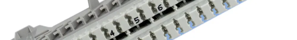Striscia di raccordo R&M 10DA 2×0.65mm, collegamento verso l'alto 