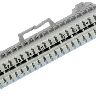 Striscia di raccordo R&M 10DA 2×0.65mm, collegamento verso l'alto 