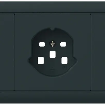 Kit frontal INC kallysto pour prise INC 1×T25 cadre enfichable noir 