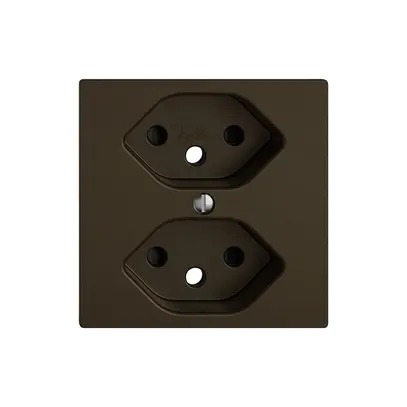 Kit di montaggio EDIZIO.liv SNAPFIX® p.presa 2×T13 c.lente front.shutter ma 